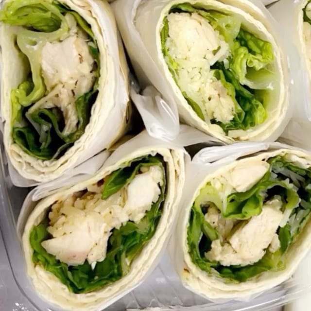 Whole Grilled Chicken Caesar Gluten Free Wrap.